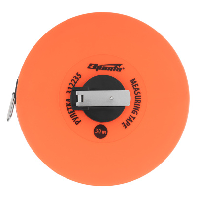Рулетка геодезическая, 30 м х 12,5 мм, лента ПВХ, закрытый круглый корпус Sparta по ценам производителя в Челябинске с доставкой по всей России