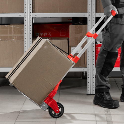 Тележка хозяйственная, складная, 2 колесная, грузоподъемность 70 кг Matrix по ценам производителя в Челябинске с доставкой по всей России