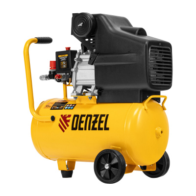 Компрессор воздушный DC1500/24, прямой привод, 1.5 кВт, 24 литра, 220 л/мин Denzel по ценам производителя в Челябинске с доставкой по всей России