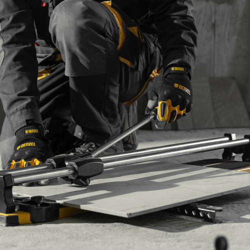 Плиткорез 800х14мм, цельнометал. напр., каретка на подш., стальная станина, рукоятка-пенал Denzel по ценам производителя в Челябинске с доставкой по всей России