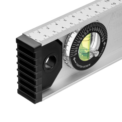 Уровень алюминиевый "Рельс", 800 мм, 3 глазка (1 поворотный) Matrix по ценам производителя в Челябинске с доставкой по всей России