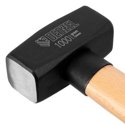 Кувалда, 1000 г, кованая головка, буковая рукоятка Denzel по ценам производителя в Челябинске с доставкой по всей России