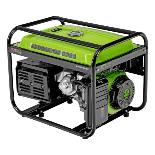 Генератор бензиновый БС-8000, 6,6 кВт, 230В, четырехтактный, 25 л, ручной стартер Сибртех по ценам производителя в Челябинске с доставкой по всей России