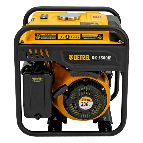 Генератор инверторный GK-5500iF, 5,5 кВт, 230 В, ручной старт DENZEL по ценам производителя в Челябинске с доставкой по всей России