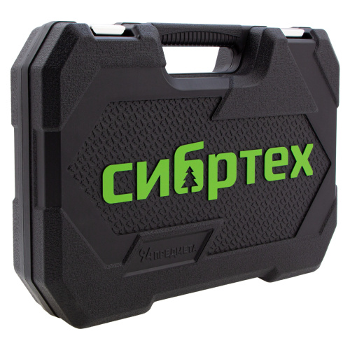 Набор инструментов 108 предметов, CrV, 1/2", 1/4" Сибртех по ценам производителя в Челябинске с доставкой по всей России