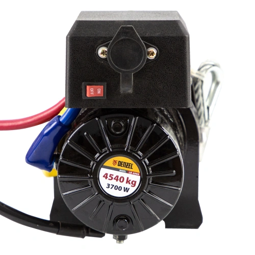 Лебедка автомобильная электрическая LB-4000, 4.5 т, 3.7 кВт, 12 В Denzel по ценам производителя в Челябинске с доставкой по всей России