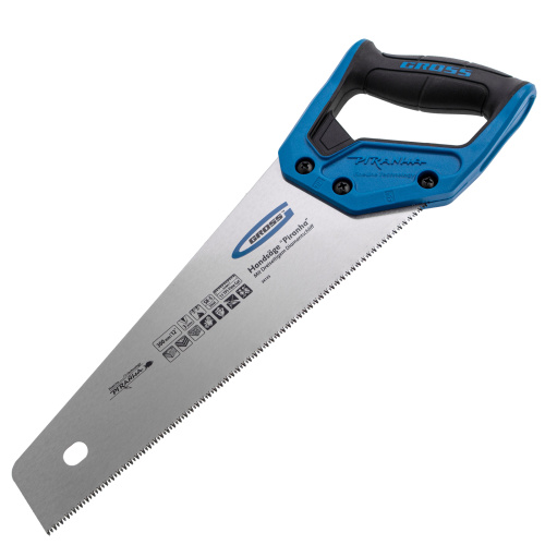 Ножовка по дереву "PIRANHA", 300 мм, 11 TPI, 3D-зуб, двухкомпонентная рукоятка Gross по ценам производителя в Челябинске с доставкой по всей России
