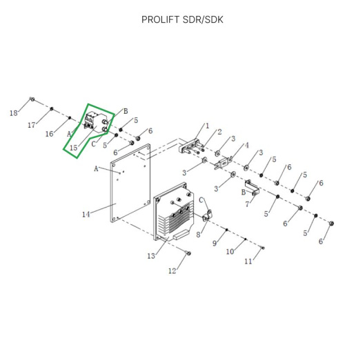 Контактор питания контроллера для штабелеров SDR/SDK 1,5-1,6 т, для тележек SK20 по ценам производителя в Челябинске с доставкой по всей России