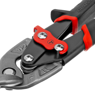 Ножницы по металлу "Piranha", 270 мм, прямой и левый проходной рез, сталь СrMo, двухкомпонентные рукоятки Gross по ценам производителя в Челябинске с доставкой по всей России