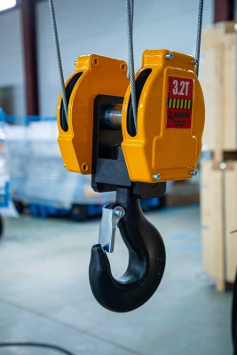 Таль передвижная двухскоростная с уменьшенной строительной высотой  3,2т  6м 4/1 380В электрическая канатная TOR SHA8 2D по ценам производителя в Челябинске с доставкой по всей России