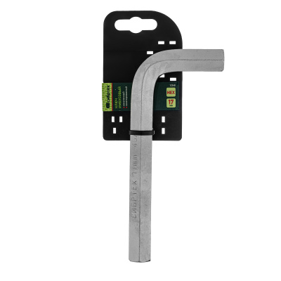 Ключ имбусовый  HEX, 17 мм, 45x, закаленный, никель Сибртех по ценам производителя в Челябинске с доставкой по всей России