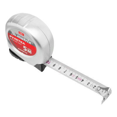 Рулетка Magnetic,5 м х 19 мм,магнитный зацеп Matrix по ценам производителя в Челябинске с доставкой по всей России