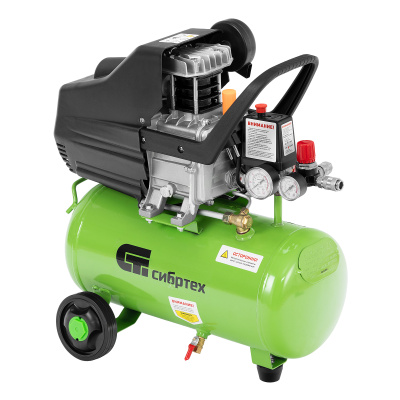 Компрессор воздушный КК-1100/22, 1, 1 кВт, 135 л/мин, 22 л, прямой привод, масляный Сибртех по ценам производителя в Челябинске с доставкой по всей России