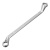 Ключ накидной коленчатый, 14 х 15 мм, хромированный Sparta по ценам производителя в Челябинске с доставкой по всей России