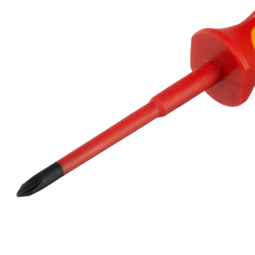Отвертка диэлектрическая PH1 х 80 мм, CrMo, до 1000 В, двухкомпонентная рукоятка Gross по ценам производителя в Челябинске с доставкой по всей России