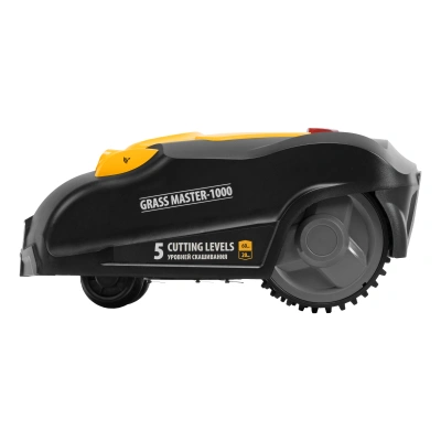 Робот-газонокосилка Grass Master 1000  1000м², 3Ач, 28V, LCD дисплей, Wi-Fi Denzel по ценам производителя в Челябинске с доставкой по всей России