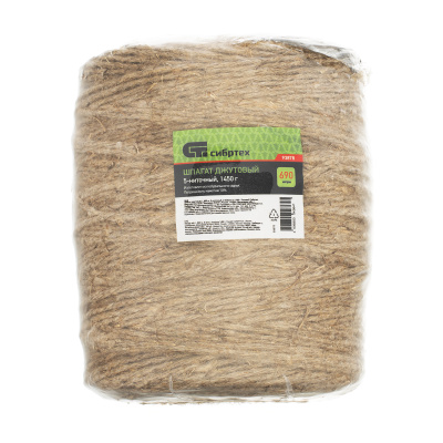 Шпагат джутовый, 2.5 мм, L 690 м, 5-ниточный, Сибртех по ценам производителя в Челябинске с доставкой по всей России