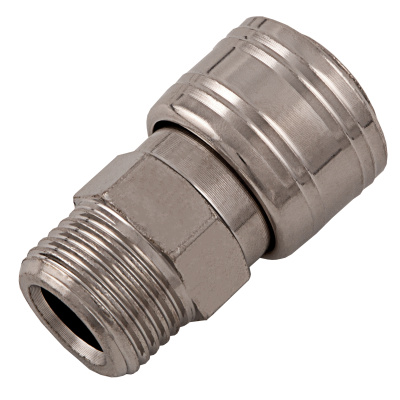 Муфта универсальная быстросъемная ("мама") внешняя резьба 1/2, 1 шт, Stels по ценам производителя в Челябинске с доставкой по всей России