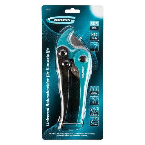 Ножницы для резки изделий из ПВХ, универсальные, D-32 мм Gross по ценам производителя в Челябинске с доставкой по всей России