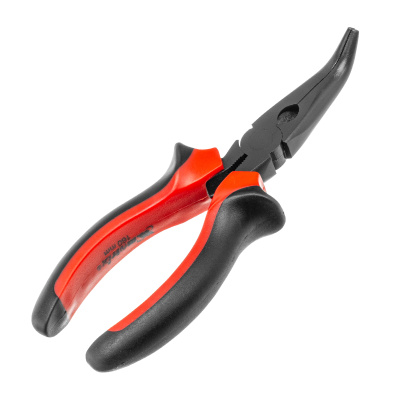 Длинногубцы изогнутые Black Nickel, 160 мм, двухкомпонентные рукоятки Matrix по ценам производителя в Челябинске с доставкой по всей России