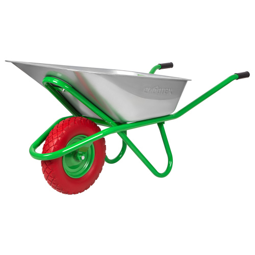 Тачка садово-строительная с PU колесом, грузоподъемность 180 кг, объем 90 л Сибртех по ценам производителя в Челябинске с доставкой по всей России