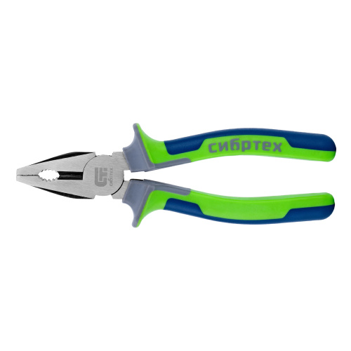 Плоскогубцы комбинированные, 200 мм, фосфатирование, трехкомпонентные рукоятки Сибртех по ценам производителя в Челябинске с доставкой по всей России