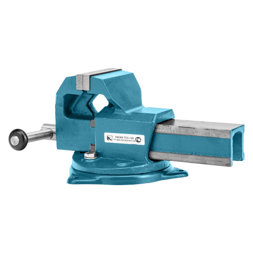 Тиски слесарные, 100 мм, поворотные (Глазов) по ценам производителя в Челябинске с доставкой по всей России