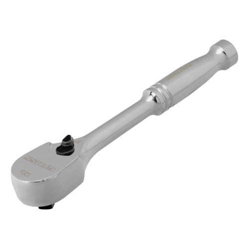 Ключ-трещотка 1/4", CrV, 120 зубьев, цельнометаллический, хром Gross по ценам производителя в Челябинске с доставкой по всей России