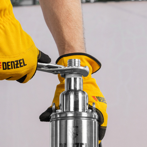 Скважинный насос DWS-4-100, винтовой, диаметр 4", 800 Вт, 1700 л/ч, напор 100 м Denzel по ценам производителя в Челябинске с доставкой по всей России