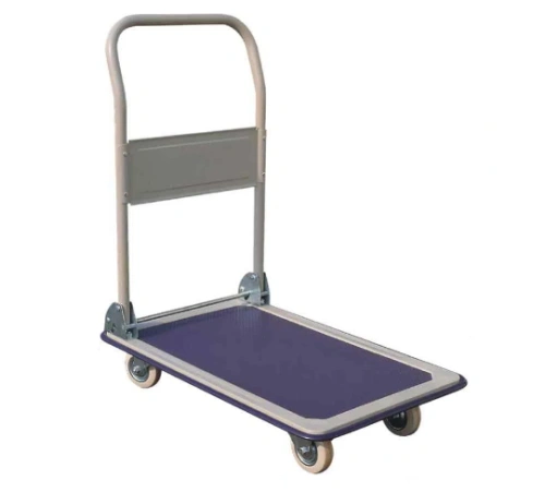 Тележка платформенная пластиковая 200 кг TOR PH200P (480x740) со складной ручкой (пластик, 10 по ценам производителя в Челябинске с доставкой по всей России