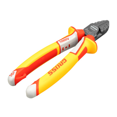 Бокорезы, диэлектрические рукоятки, до 1000 В, трехкомпонентные рукоятки, 180 мм Gross по ценам производителя в Челябинске с доставкой по всей России