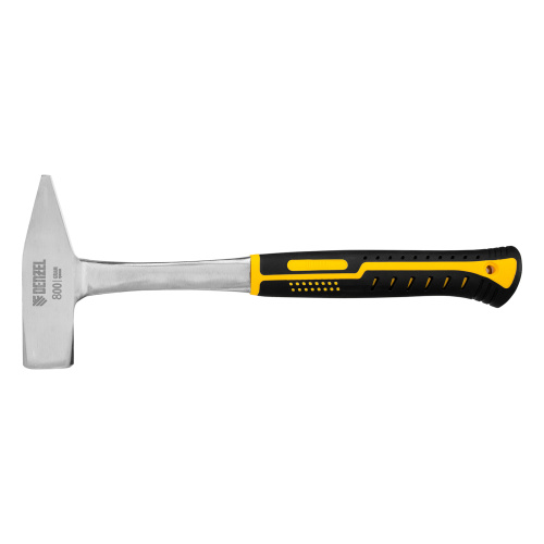 Молоток слесарный 800 г, цельнометаллический, двухкомпонентная рукоятка Denzel по ценам производителя в Челябинске с доставкой по всей России