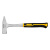 Молоток слесарный 800 г, цельнометаллический, двухкомпонентная рукоятка Denzel по ценам производителя в Челябинске с доставкой по всей России