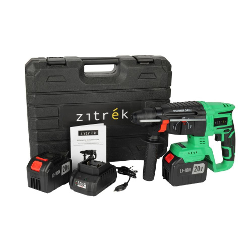 Перфоратор аккумуляторный Zitrek ZKCH20 PRO (20В, Li-ion 2x6.0Ач, з/у, кейс) по ценам производителя в Челябинске с доставкой по всей России