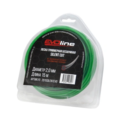Леска (корд) триммерная EVOline SILENT CUT (2.0 мм, 15 метров)