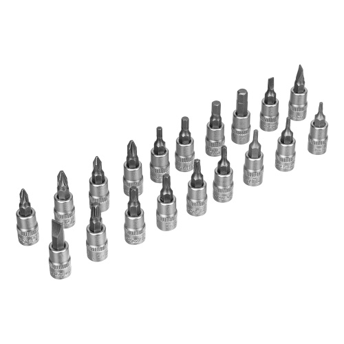 Набор инструментов, 1/2", 3/8", 1/4", пластиковый кейс 160 предм. Сибртех по ценам производителя в Челябинске с доставкой по всей России