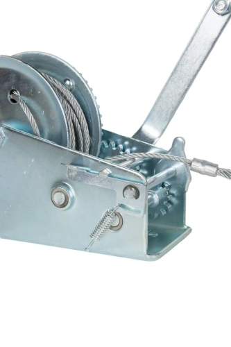 Лебедка ручная барабанная с тросом 1300кг  20м оцинкованная TOR FD по ценам производителя в Челябинске с доставкой по всей России