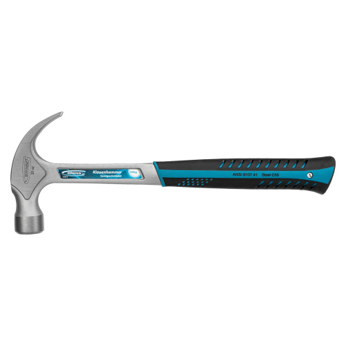 Молоток-гвоздодер, 570 г, цельнокованый, трехкомпонентная рукоятка Gross по ценам производителя в Челябинске с доставкой по всей России