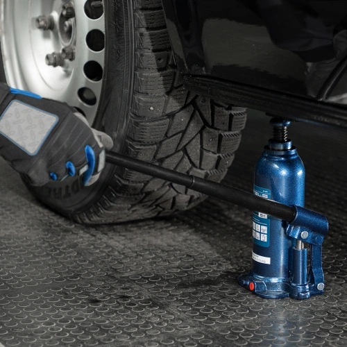 Домкрат гидравлический бутылочный, 5 т, h подъема 207-404 мм, в пластиковом кейсе Stels по ценам производителя в Челябинске с доставкой по всей России