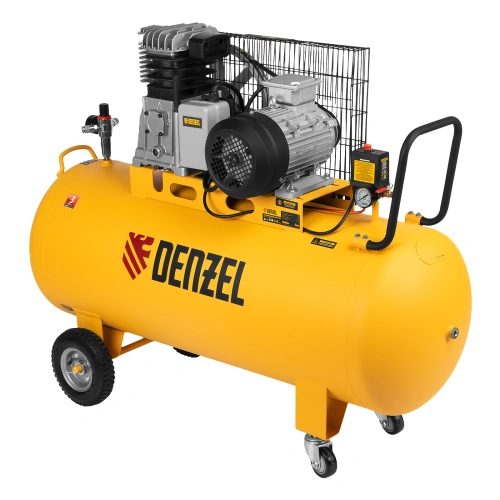 Компрессор воздушный BCI3000-T/200, ременный привод , 3.0 кВт, 200 литров, 530 л/мин Denzel по ценам производителя в Челябинске с доставкой по всей России