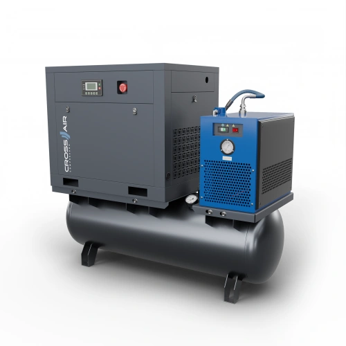 Винтовой компрессор с осушителем CrossAir CA5.5-10RA-500DRY (IP54) по ценам производителя в Челябинске с доставкой по всей России
