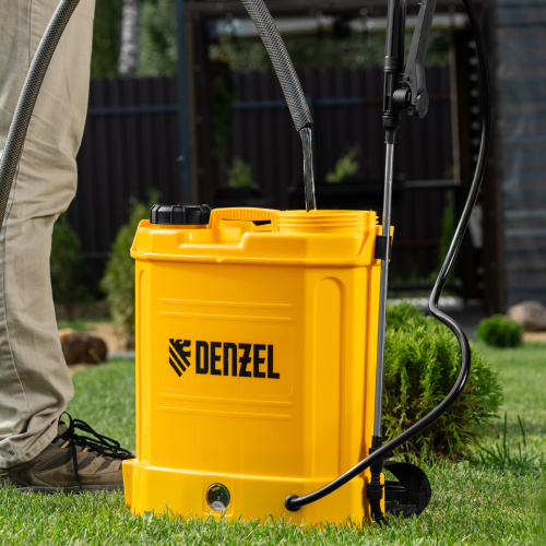 Опрыскиватель ранцевый аккумуляторный D-12LA, 12 л, 12 В, 8 Ач Denzel по ценам производителя в Челябинске с доставкой по всей России