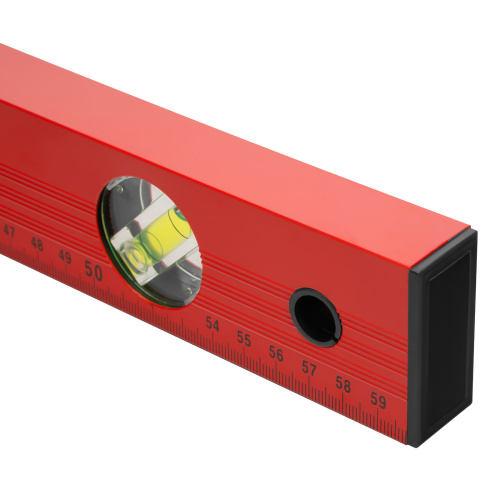 Уровень алюминиевый, 600 мм, 3 глазка, красный, линейка Matrix по ценам производителя в Челябинске с доставкой по всей России
