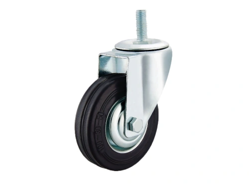 Колесо поворотное SCt 55 125 мм резина с болтом (F) по ценам производителя в Челябинске с доставкой по всей России