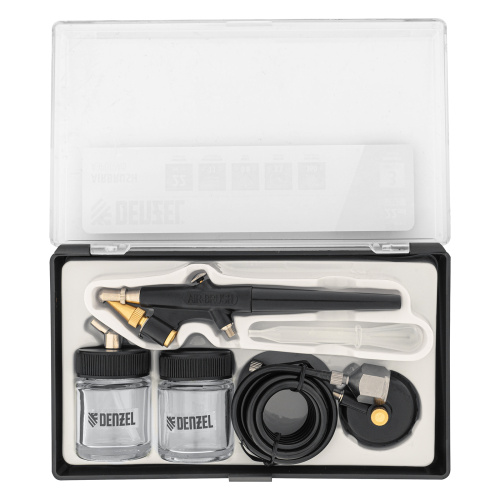 Аэрограф с нижним бачком AB2, 0,8 мм, 22 мл, 11 л/мин Denzel по ценам производителя в Челябинске с доставкой по всей России