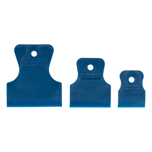 Набор шпателей 40-60-80 мм, 3 шт, Сибртех по ценам производителя в Челябинске с доставкой по всей России