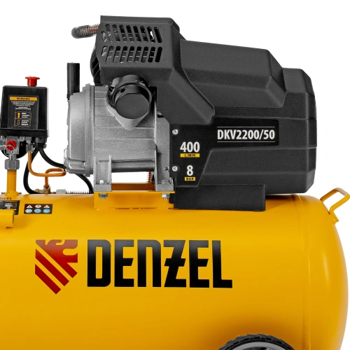 Компрессор воздушный DKV2200/50, Х-PRO 2.2 кВт, 400 л/мин, 50 л Denzel по ценам производителя в Челябинске с доставкой по всей России