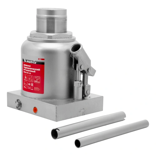 Домкрат гидравлический бутылочный, 50 т, h подъема 236-356 мм Matrix по ценам производителя в Челябинске с доставкой по всей России