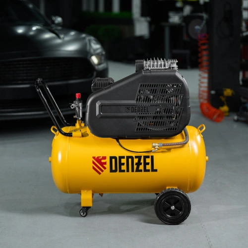 Компрессор воздушный рем. привод BCI 2200/100, 2,2 кВт, 100 литров, 420 л/мин Denzel по ценам производителя в Челябинске с доставкой по всей России