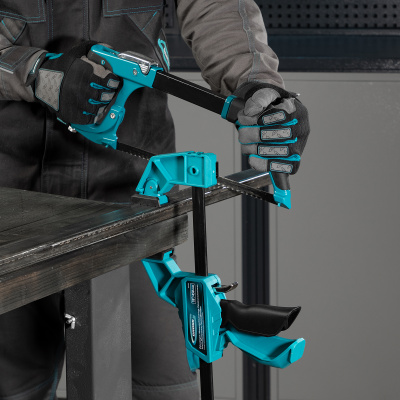 Струбцина реечная, быстрозажимная, пистолетного типа, пошаговый механизм, пластиковый корпус, 450мм Gross по ценам производителя в Челябинске с доставкой по всей России